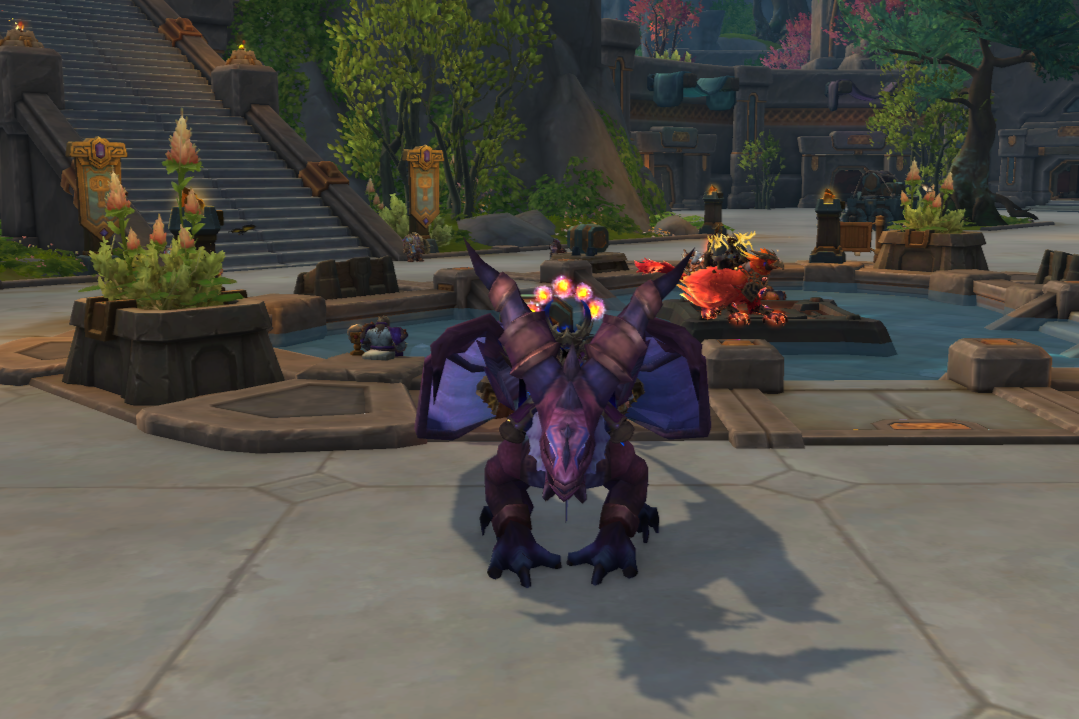 Sur cette image, je continue mon aventure en faisant des MM+ avec le mage feu.